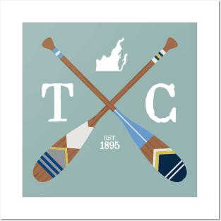 Paddle TC, Traverse City Painted Oars Posters and Art